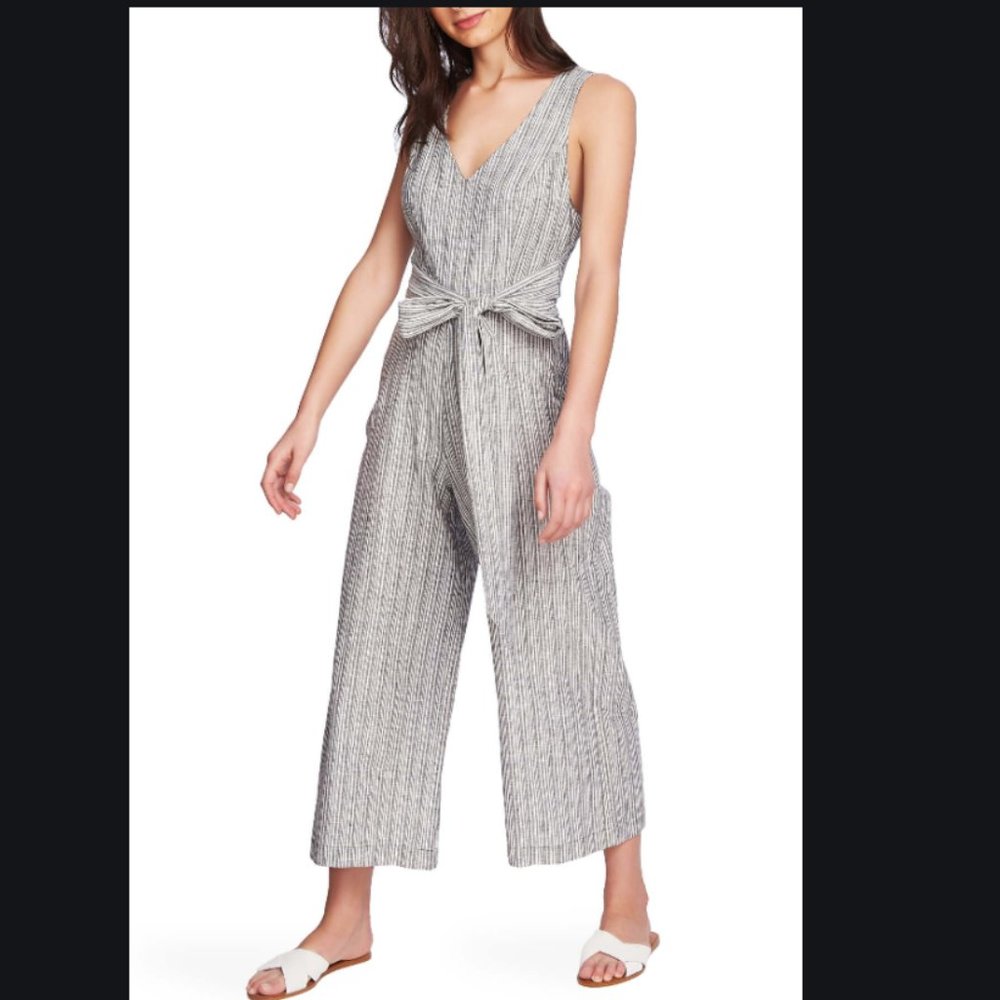 1. State Black and White Jumpsuit Size 2